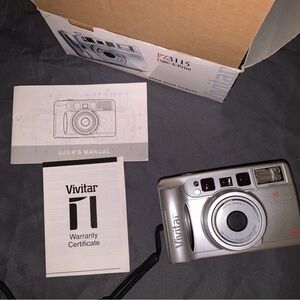 Vivitar PZ3115 35mm Point & Shoot Film Camera W/ Box and Manual